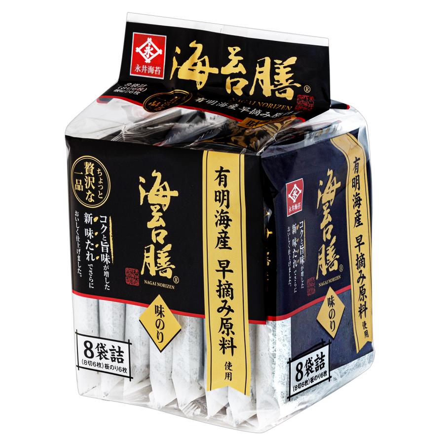 永井海苔 海苔膳8P（N）1ケース（12袋入） : 永井海苔公式