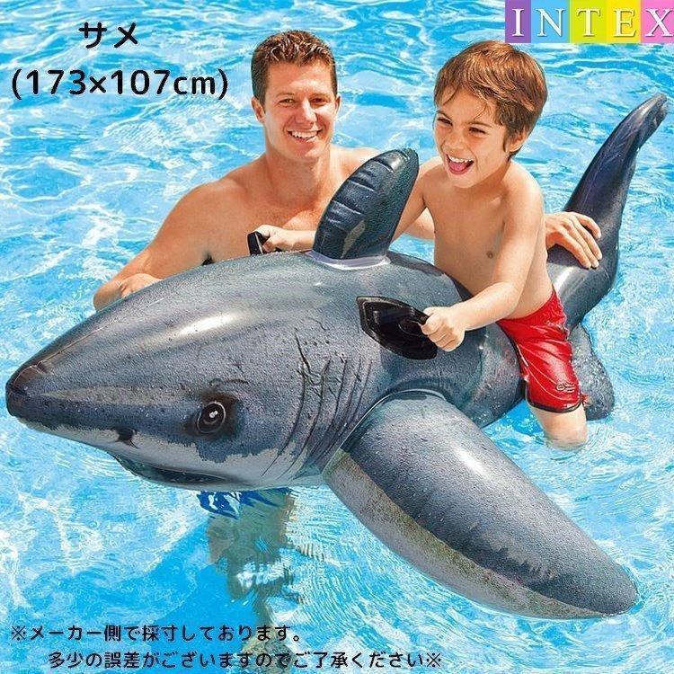 シャチフロート 浮き具 浮き輪 ビーチフロート 浮輪 取っ手付き 子供用 幼児用 サメ ワニ イルカ イヌ うきわ ウキワ 夏 プール 海｜nagaishop｜06