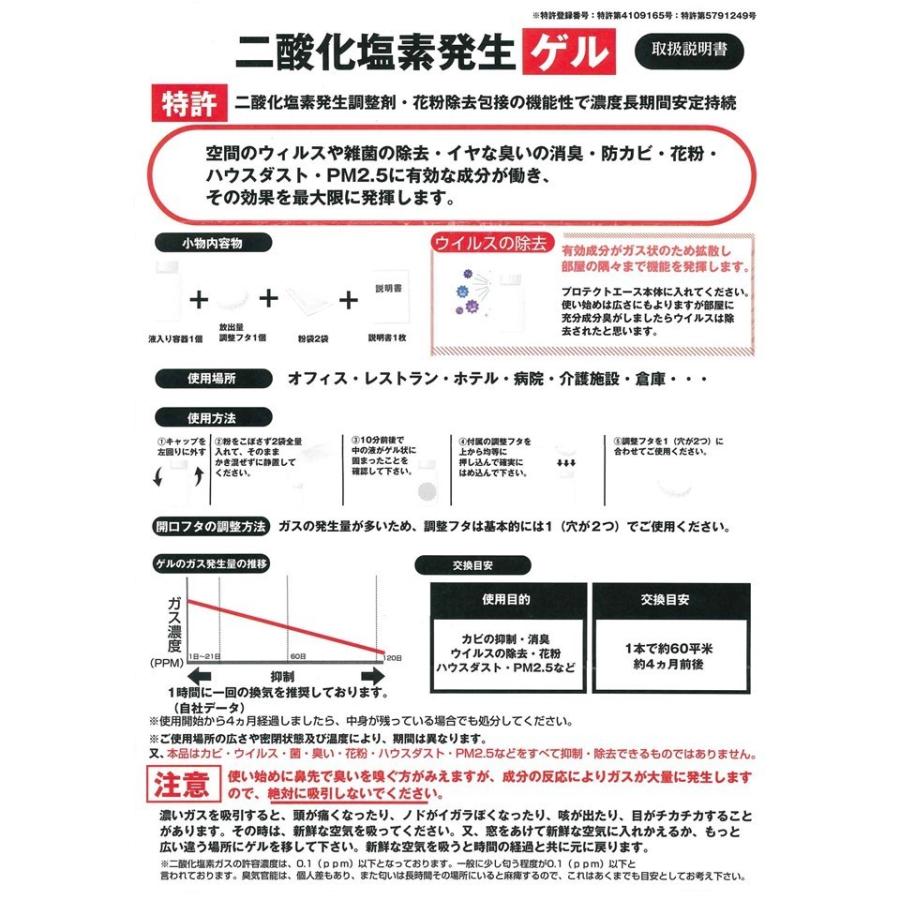 タイムセールタイムセール安心・安全・強力な空間除菌 プロテクト