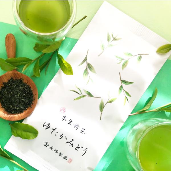 新茶 お茶 緑茶 日本茶 2024 ギフト 一番茶 おすすめ 高級 本生ゆたかみどり100g｜nagamine-seicha｜08