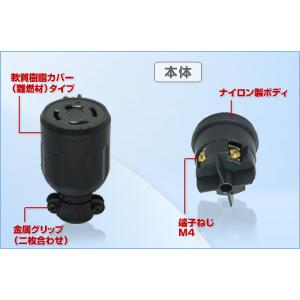 4224R アメリカン電機 コードコネクタボディ 引掛形(20A、接地形3P