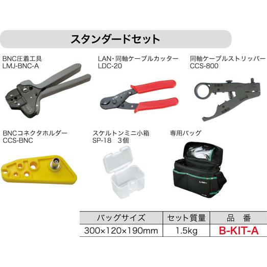 B-KIT-A ジェフコム BNCツールキット(ポケット同軸チェッカーセット 