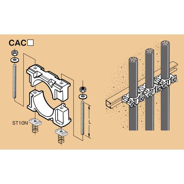 CAC8491 ネグロス ツーボルトクリート ダクターチャンネル用ケーブル