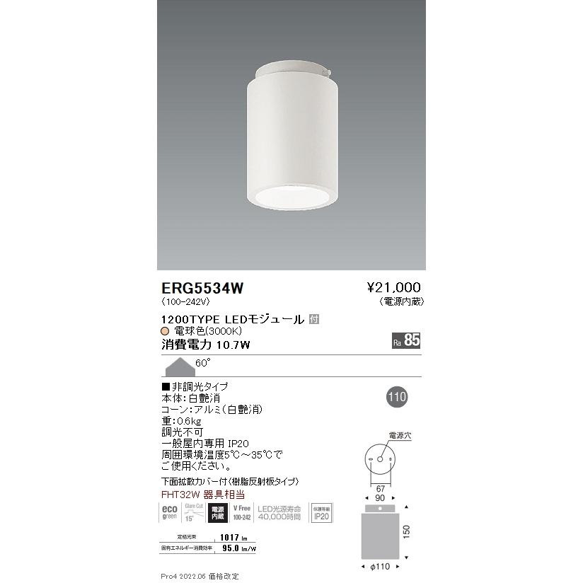 遠藤照明　ERC2031UB 5灯　シーリングライト 遠藤照明 品番詳細
