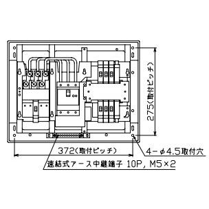 3/16〜17ポイント最大25％】MAG36062IB2 テンパール工業 住宅用分電盤