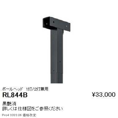 RL844B 遠藤照明 ポールヘッド１灯用 ２灯用兼用