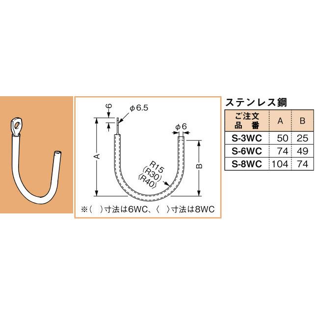 S-6WC ネグロス ネグロック 吊りボルト・一般形鋼用ケーブル支持