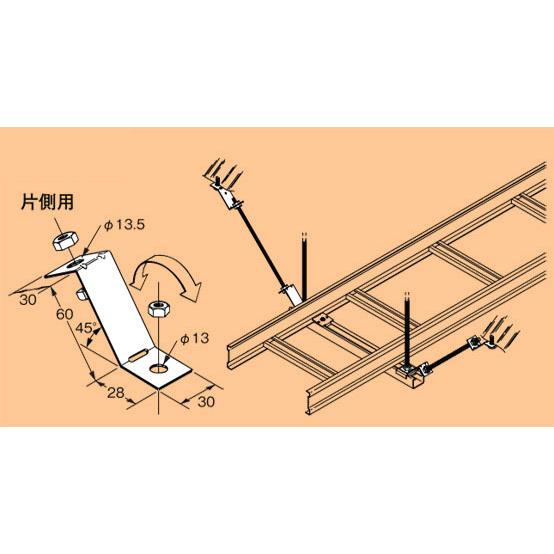 SD-DYF1-W3 ネグロス ワールドダクター 振れ止め金具 チャンネル SD-DYF1-W3 ネグロス ワールドダクター 振れ止め金具 チャンネル