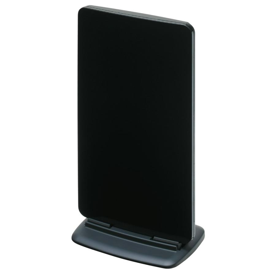 UTA2B(BK) マスプロ電工 ブースター内蔵型 UHF卓上アンテナ ブラック色