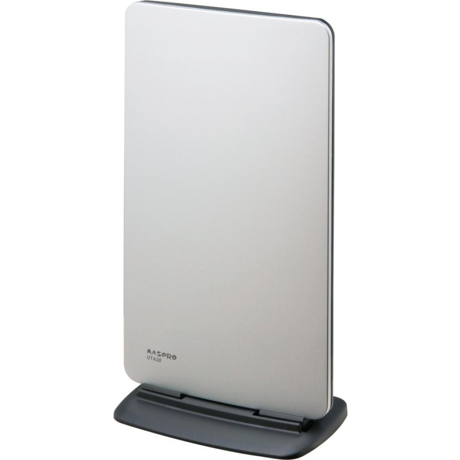 UTA2B(S) マスプロ電工 ブースター内蔵型 UHF卓上アンテナ シルバー色