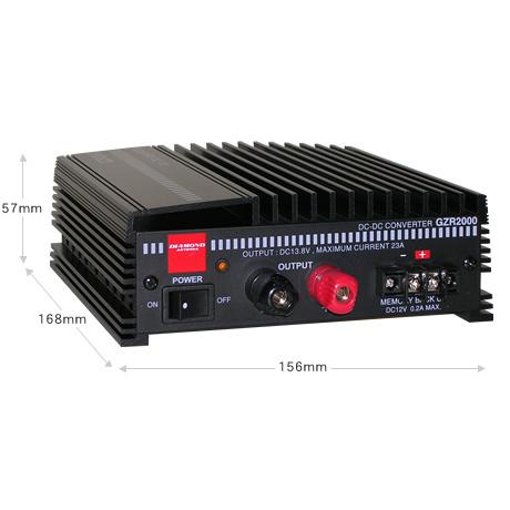 GZR-2000 ダイアモンド 連続20A/断続23A DC・DCコンバーター : 長野
