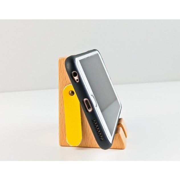 Tosmu トスム ボーちゃんスマホ立て 黄 木製 スマホ立て スマホスタンド ナガノ産業ドットコム 通販 Yahoo ショッピング