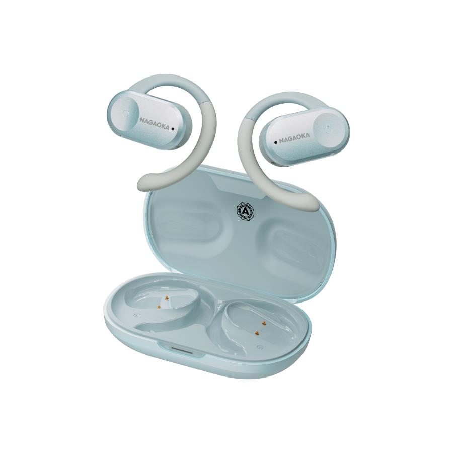 NAGAOKA フック可動式オープンイヤー型完全ワイヤレスイヤホン
