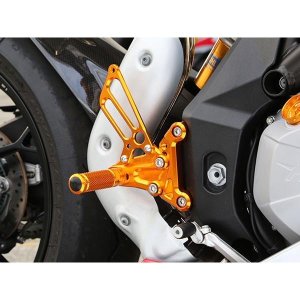 ＢａｂｙＦａｃｅ ＳＴＥＰ ＫＩＴ ＭＶ ＡＧＵＳＴＡ Ｆ４ １２−１４ 品番 002-M012BK/002-M012GD/002-M012SV バイク-バックステップ