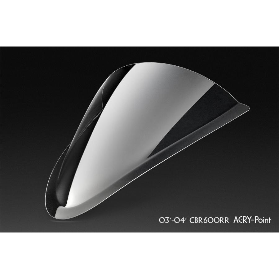 アクリポイント スクリーン クリア レーシング CBR600RR 03
