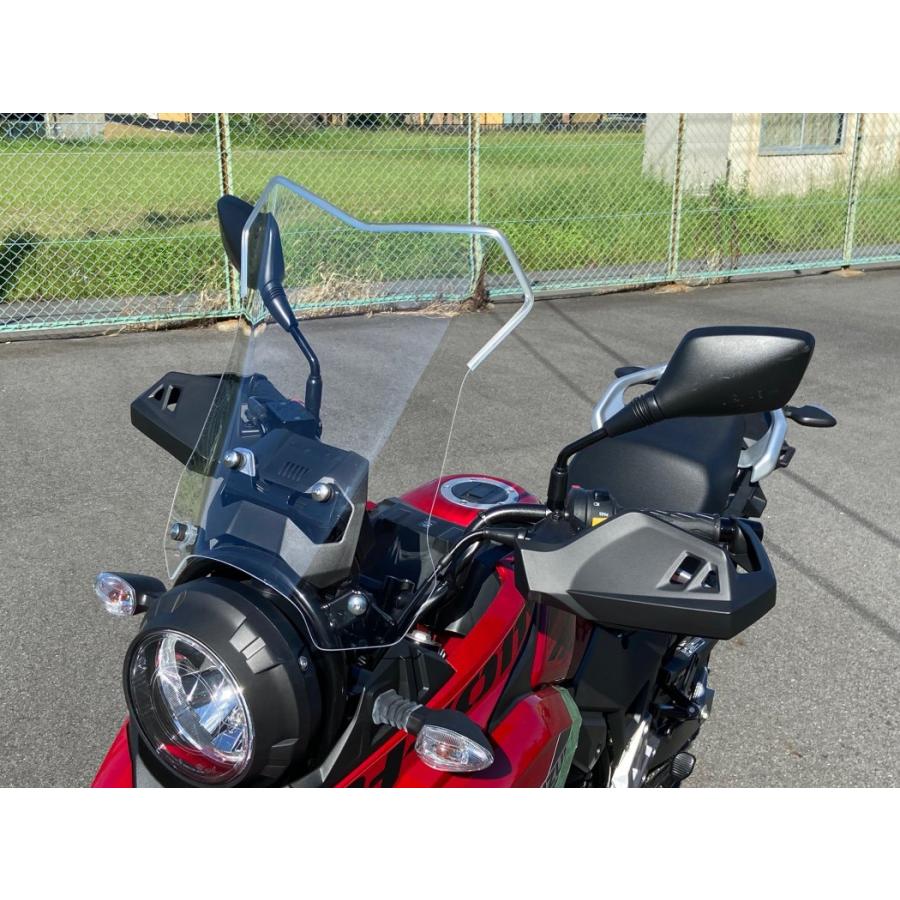 パーツ類 アクリポイント スクリーン クリア ストリート 高さ130mmアップ