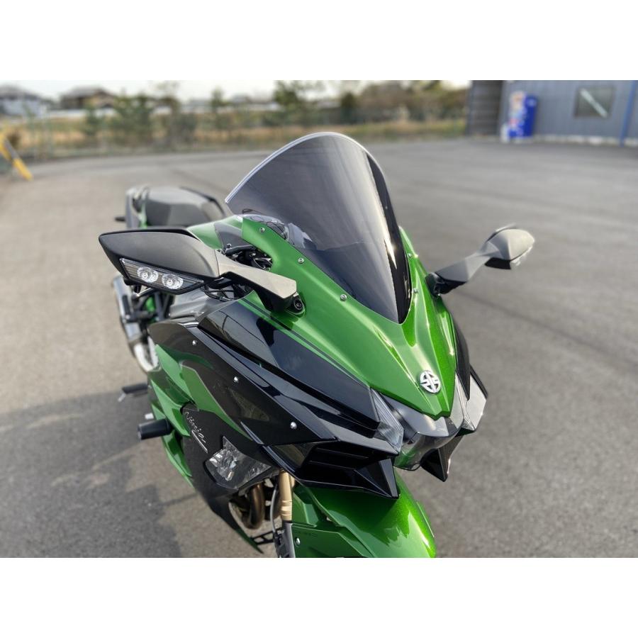 クロ アクリポイント スクリーン スモーク ストリート Ninja H2 SX