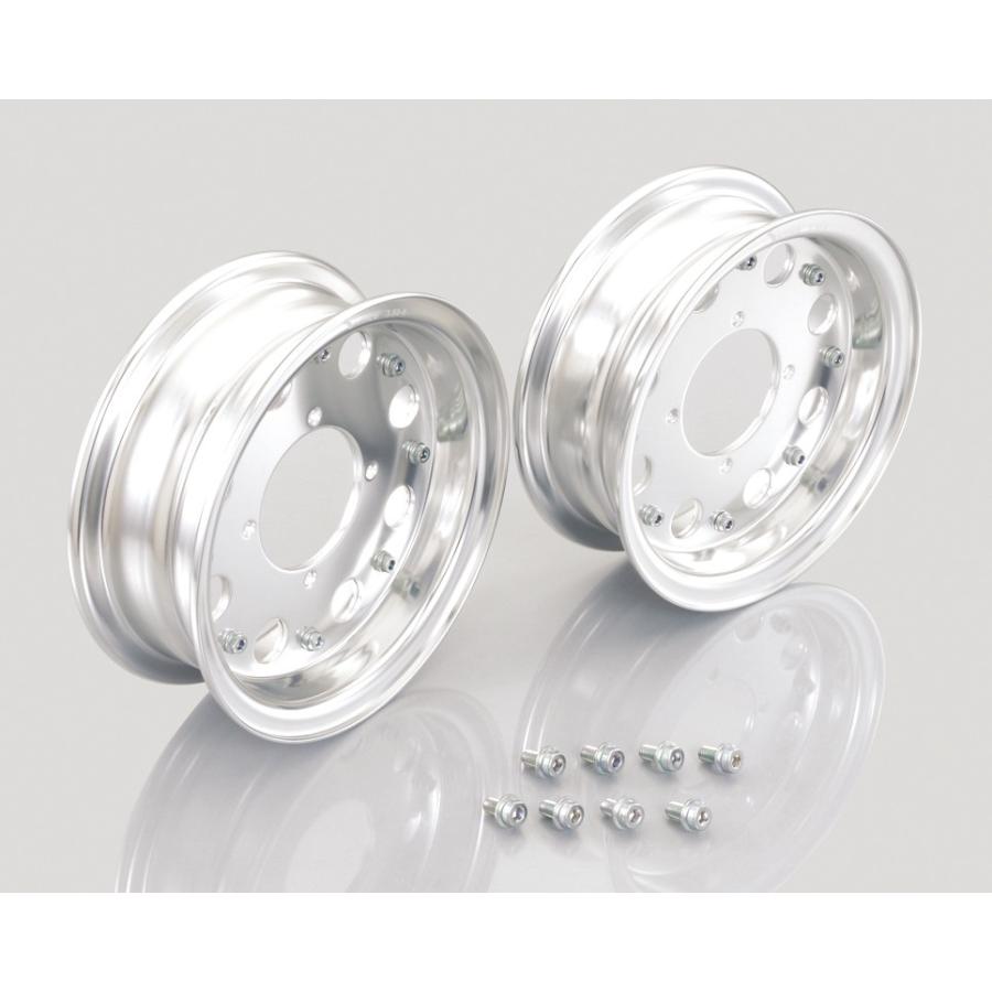 ズーマー メッキリヤホイール キタコ KITACO（キタコ） 8インチアルミホイールセット 2．50SET