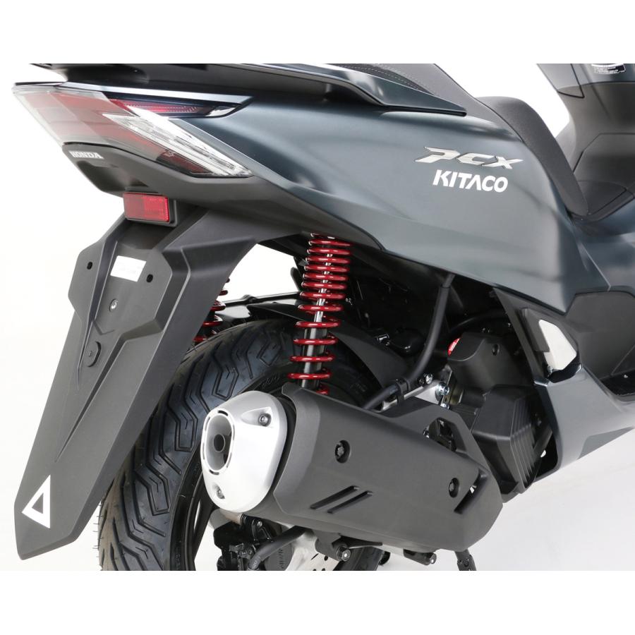 キタコ　ショックアブソーバー　ブラック・ダークレッド　PCX(JK05)／PCX160(KF47)／PCX eHEV(JK06)　５２０−１４５３０２０｜nagaoracing｜02