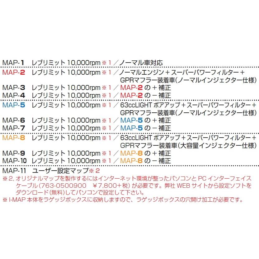 キタコ　Ｉ−ＭＡＰ　カプラーオンＳＥＴ　ＪＯＧ’１６　７６３−００９１１００｜nagaoracing｜03