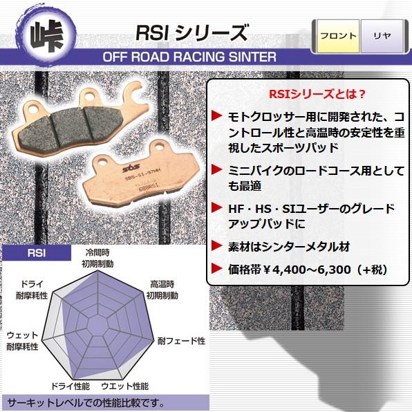 バイク SBS ブレーキパッド 841DC 2個セット バイク サーキット【送料
