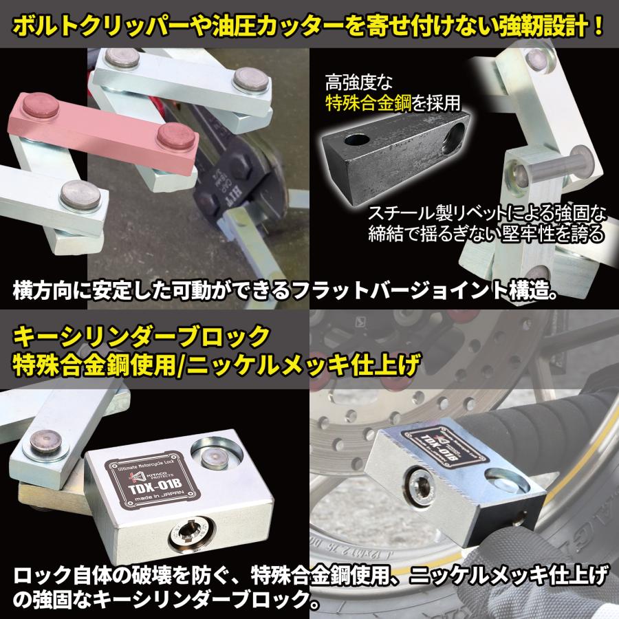 KITACO（キタコ） フラットバーロック TDX−01B 880