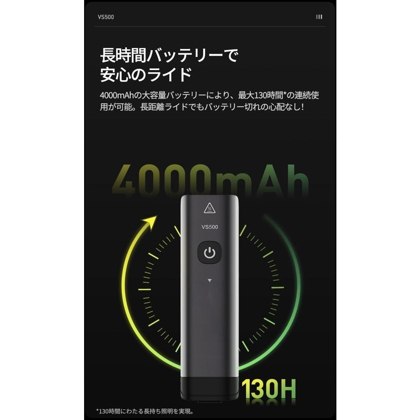 TNI iGPSPORT フロントライト VS500 : サイクルパーツ西宮 - 通販