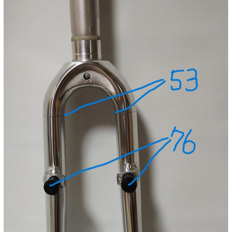 TNI ハイポリッシュ シクロフォーク(700c)アルミ アヘッドO/S