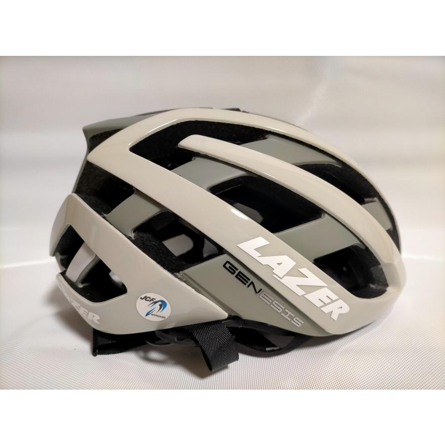 LAZER レイザー Genesis AF/ジェネシス AF Ice Grey アイスグレー Lサイズ ヘルメット アジアンフィット