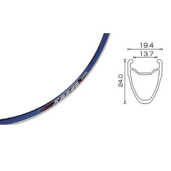 X-KEYMET(エックスキーメット) XR-240クリンチャーリムブルー ピスト