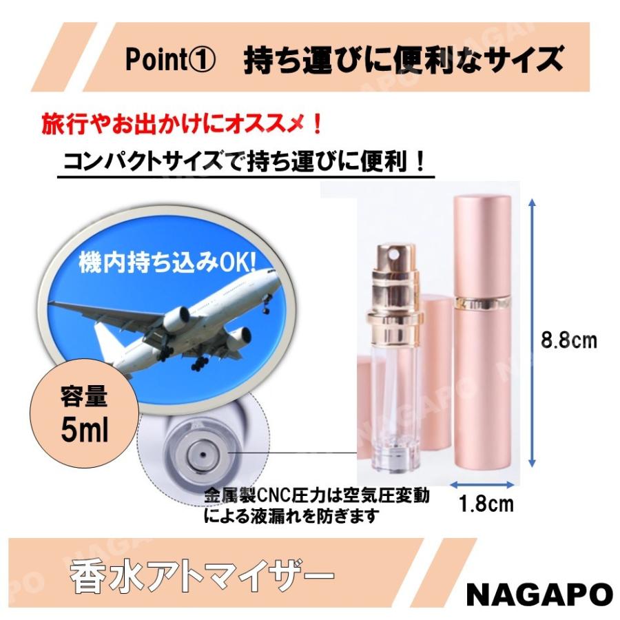 25 Off アトマイザー 香水 詰め替えボトル 携帯 おしゃれ かわいい コンパクト 旅行 スプレー 霧噴射 高級感 香水アトマイザー 5ml Aynaelda Com