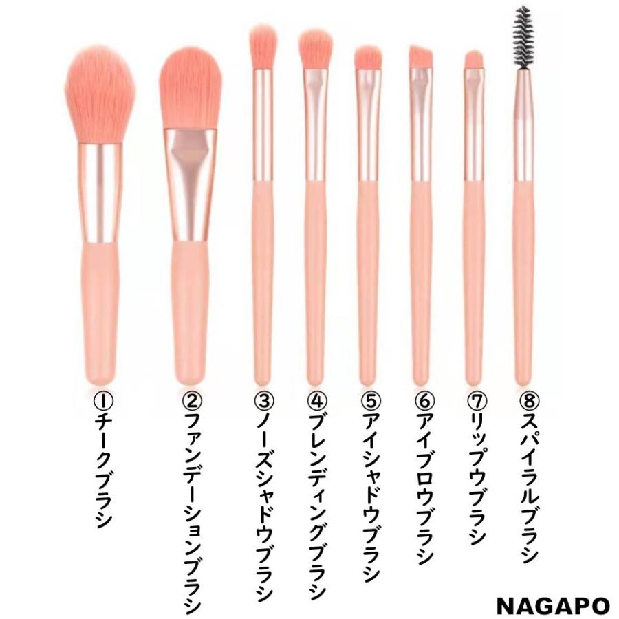 販売期間 限定のお得なタイムセール メイクブラシ セット 8本 ケース付 ファンデーション アイメイク 柔らかい メイク道具 化粧ブラシ かわいい Columbiatools Com