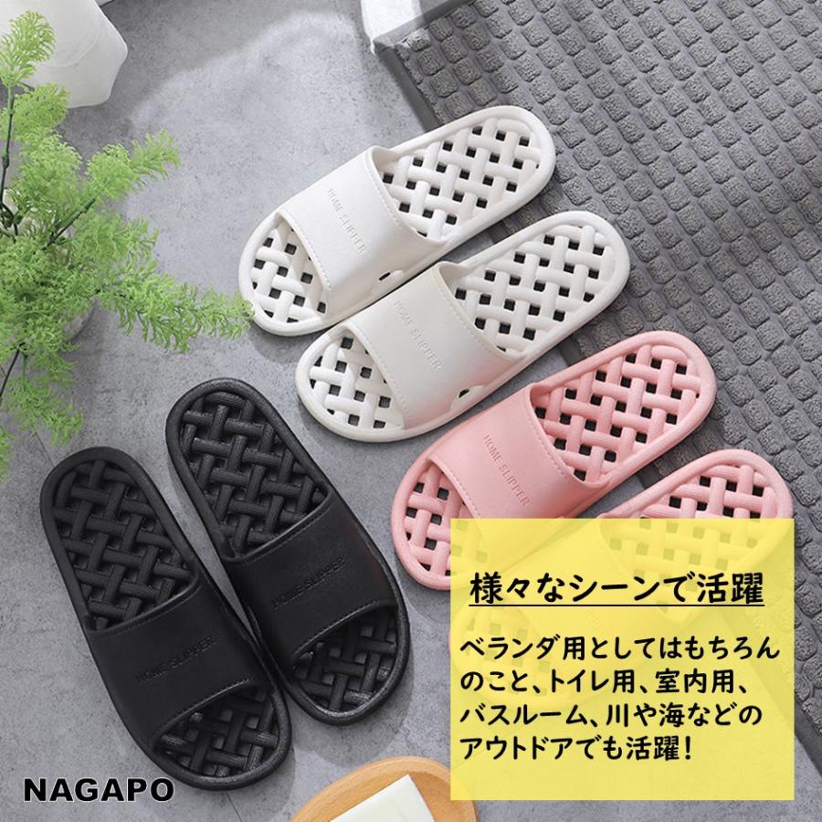 網目 穴あき サンダル ベランダ ベランダサンダル シャワーサンダル スリッパ 夏 軽い お風呂 浴室 滑り止め ポイント利用 |  | 07