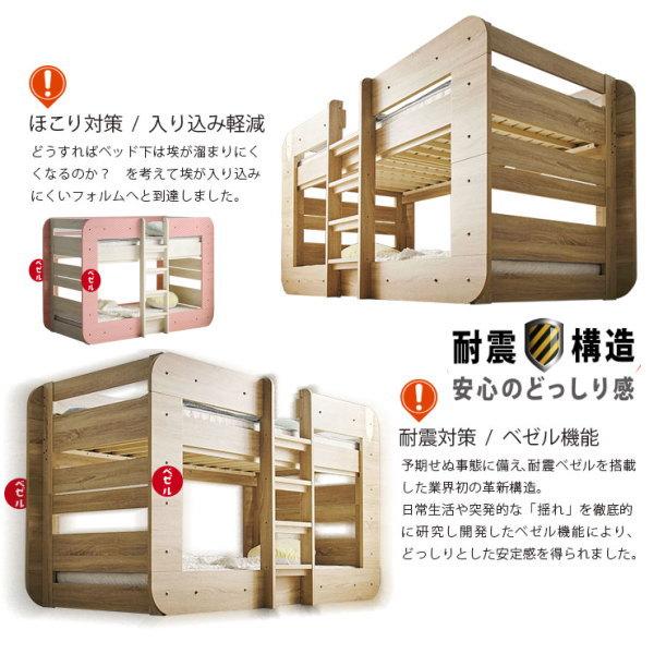 2,000円OFF ラウンディ ROUNDY 2段ベッド 業務用 会社仮眠用 高133cm