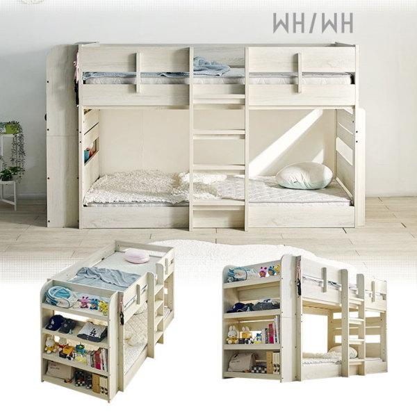 アクシス　AXIS　2段ベッド　業務用　高133ｃｍ　本棚付　超耐震　NA-NA アクシス AXIS 2段ベッド 業務用 会社仮眠用 高133cm 本棚付