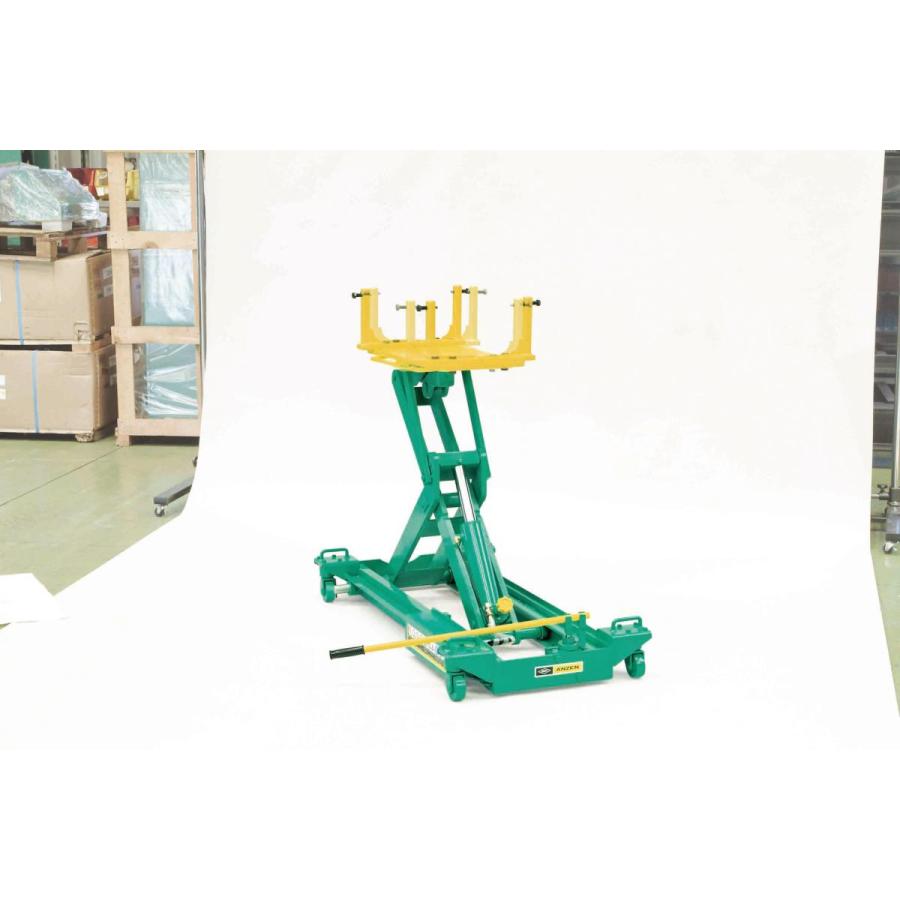 ミッションジャッキ　ジャンク品 安全自動車 ミッションジャッキ800kg 0.8t AMJ-1000A 大型車向け ANZEN