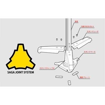 嵯峨電機工業 LEDライト 縦型タイプ JLS-LED42V 自立型 キャスター付