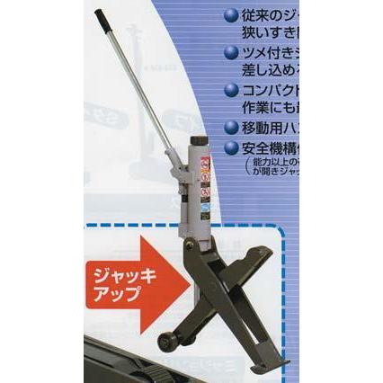 長崎ジャッキ 低床Lジャッキ NLJ-4A メーカー直送 送料無料の画像
