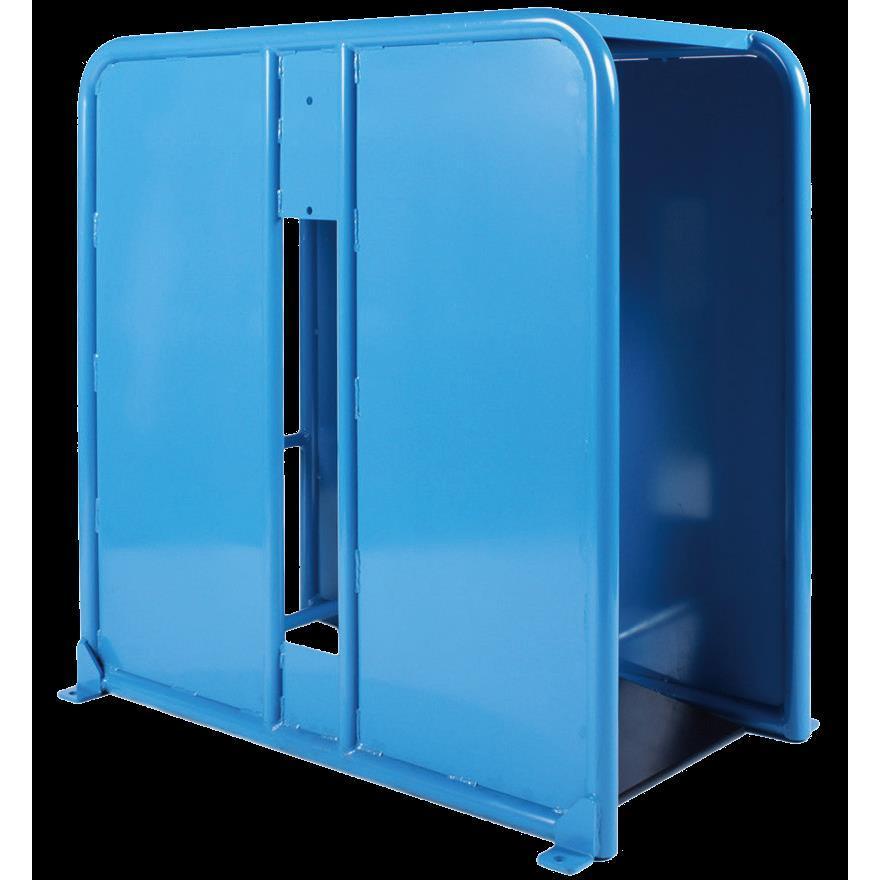 長崎ジャッキ タイヤ安全囲い NTE-LN1 1連大型 スリット無タイプ