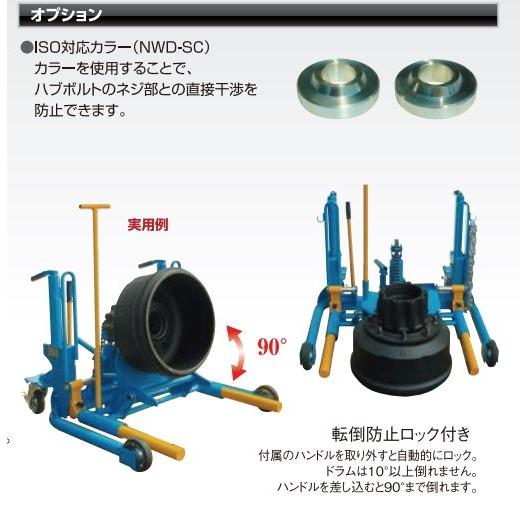 長崎ジャッキ ドラム用アタッチメント NWD-DA ブレーキドラム脱着