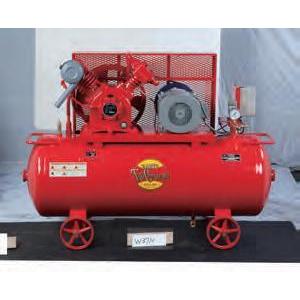 県内設置承り！】中圧タンクマウント形 コンプレッサ 3.7kw W-35P 圧力 