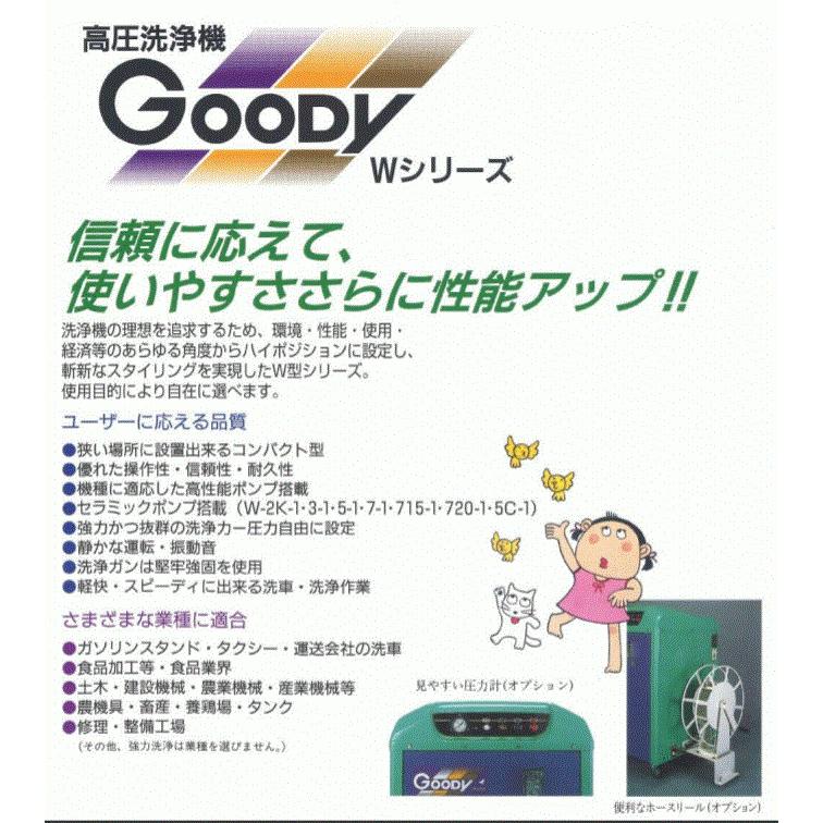 岡常歯車 コイン高圧洗浄機 200V W-3CH-1 3馬力 直送品 コイン