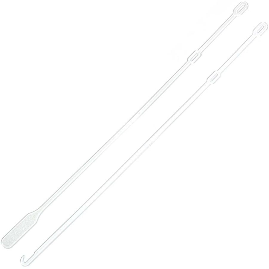 Cast Scratcher 手足 ギプス用かいかい棒 ギプス クリーナー 掃除道具 2個(半透明色) 20240426221649