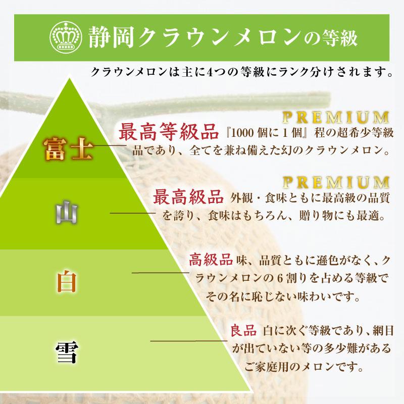 トップ [予約 5月1日-5月15日の納品] クラウンメロン 秋ギフト 静岡県