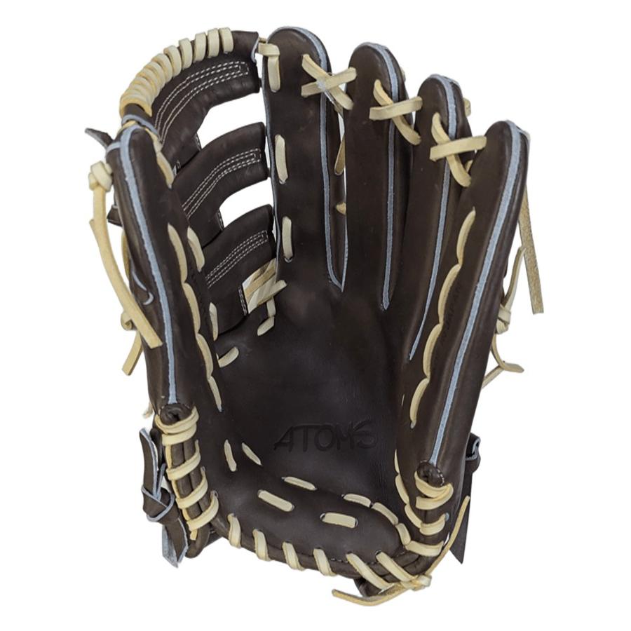 ATOM 硬式野球グローブ 黒/ピンク ATOMS 硬式グローブ（色：レッド系）｜グローブ｜野球｜スポーツ