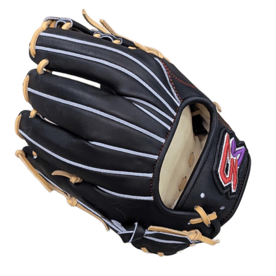 GSグローブ 硬式グローブ 内野手 当て挟み改 ブラック セカンド