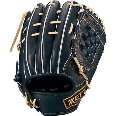 源田モデル 野球 ZETT 軟式グローブ 黒/青/灰 ZETT PROSTATUS 野球グローブ 右投げ用 グレー/ブルー源田モデル