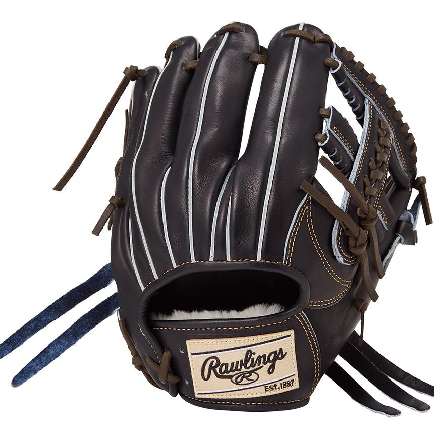 Rawlings 硬式 内野手用グローブ ナチュラル×ブラック Hウェブ