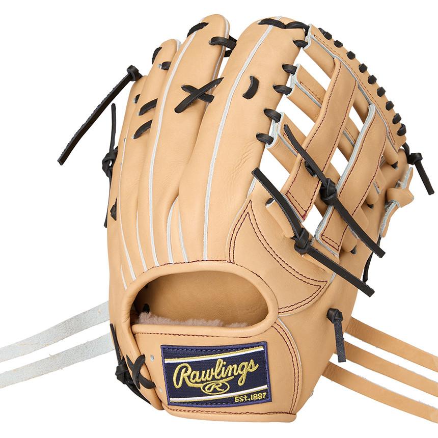 ローリングス 硬式野球グローブ キャメル Rawlings（ローリングス） 硬式グローブ HOHプレミアム 外野手用 A