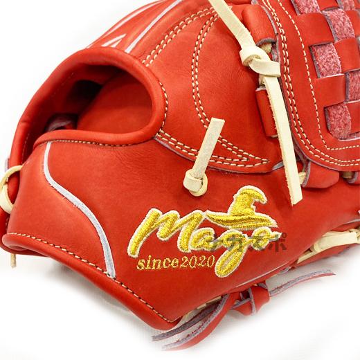 Mago 硬式グローブ 受注生産納期60日】Mago 町田モデル 指股なし クロスウェブ MSR